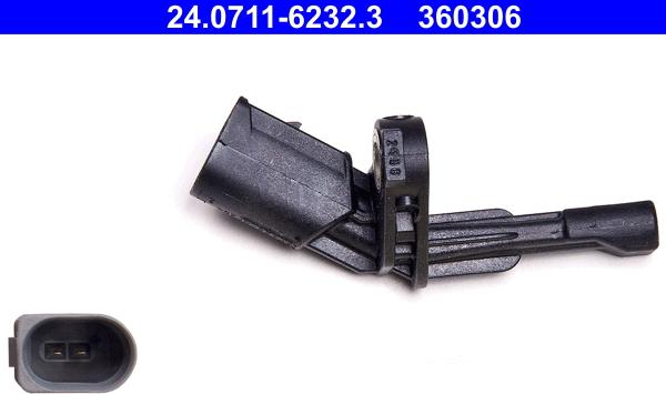 ATE 24.0711-6232.3 - Sensor, wheel speed parts5.com