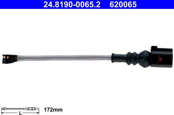 ATE 24.8190-0065.2 - Výstrażný kontakt opotrebenia brzdového oblożenia parts5.com