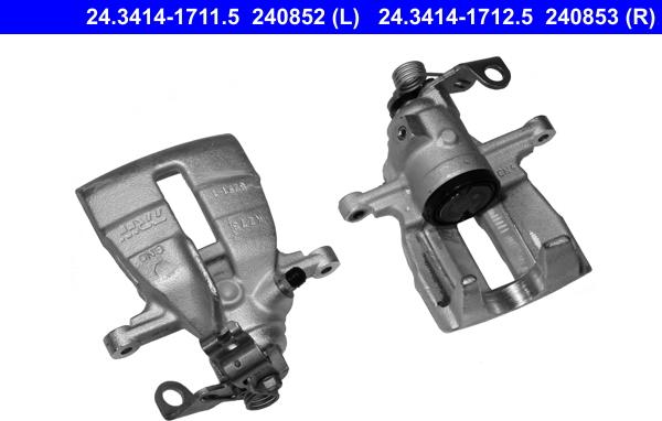 ATE 24.3414-1712.5 - Okvir kolutne zavore parts5.com