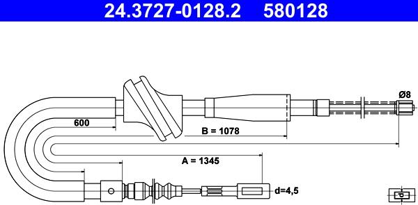 ATE 24.3727-0128.2 - Tross,seisupidur parts5.com