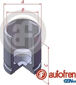 AUTOFREN SEINSA D025543 - Émbolo, pinza del freno parts5.com