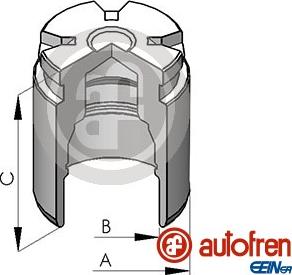 AUTOFREN SEINSA D025745 - Piston, etrier frana parts5.com