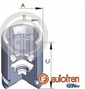 AUTOFREN SEINSA D025233 - Piston, fren kaliperi parts5.com