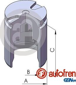 AUTOFREN SEINSA D02525 - Émbolo, pinza del freno parts5.com