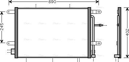 Ava Quality Cooling AI 5239 - Kondenzator, klimatska naprava parts5.com