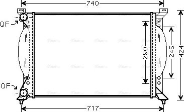 Ava Quality Cooling AI 2201 - Hladilnik, hlajenje motorja parts5.com