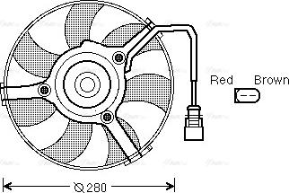 Ava Quality Cooling AI 7516 - Ventilador, refrigeración del motor parts5.com