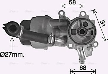 Ava Quality Cooling CN3307H - Radiator ulei, ulei motor parts5.com