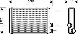 Ava Quality Cooling CNA6305 - Toplotni izmenevalnik, ogrevanje notranjega prostora parts5.com