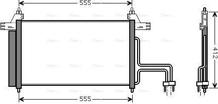 Ava Quality Cooling FT5253D - Condensator, climatizare parts5.com