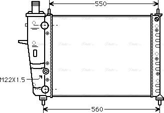 Ava Quality Cooling FT 2160 - Hladilnik, hlajenje motorja parts5.com