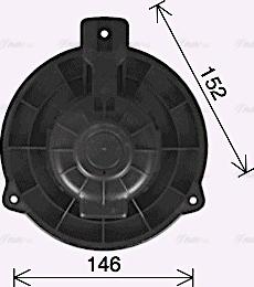 Ava Quality Cooling KA8309 - Ventilator, habitaclu parts5.com