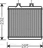 Ava Quality Cooling MS 6472 - Топлообменник, отопление на вътрешното пространство parts5.com