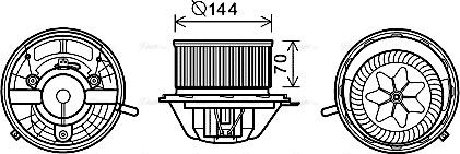 Ava Quality Cooling MS8607 - Ventilator notranjega prostora parts5.com