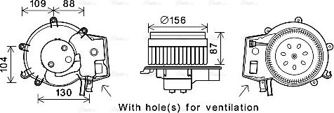 Ava Quality Cooling MS8625 - Ventilator, habitaclu parts5.com