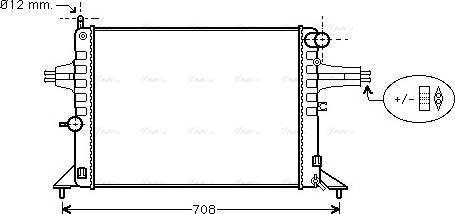 Ava Quality Cooling OL 2272 - Radiator, racire motor parts5.com