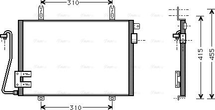 Ava Quality Cooling RT 5221 - Kondenzator, klima-uređaj parts5.com