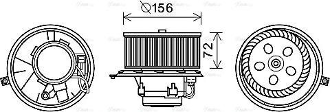 Ava Quality Cooling RT8581 - Ventilator unutarnjeg prostora parts5.com