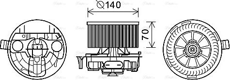 Ava Quality Cooling RT8574 - Вентилатор вътрешно пространство parts5.com