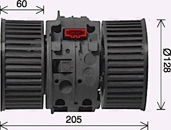 Ava Quality Cooling RT8654 - Βεντιλατέρ εσωτερικού χώρου parts5.com