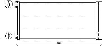 Ava Quality Cooling RTA5626D - Condenser, air conditioning parts5.com