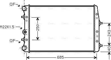 Ava Quality Cooling SAA2010 - Ψυγείο, ψύξη κινητήρα parts5.com