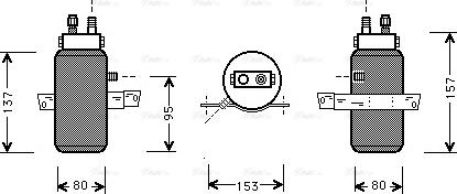 Ava Quality Cooling SB D043 - Kurutucu, klima sistemi parts5.com