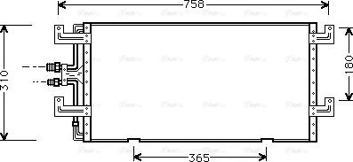 Ava Quality Cooling VN5145 - Condensator, climatizare parts5.com