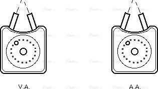 Ava Quality Cooling VN3106 - Hladilnik olja, motorno olje parts5.com