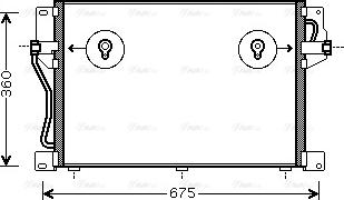 Ava Quality Cooling VO 5077 - Кондензатор, климатизация parts5.com