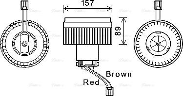 Ava Quality Cooling VO8177 - Ventilator unutarnjeg prostora parts5.com