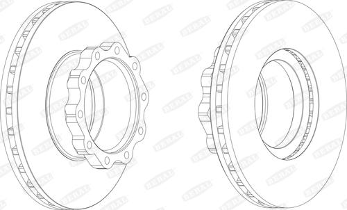 Beral BCR144A - Disc frana parts5.com