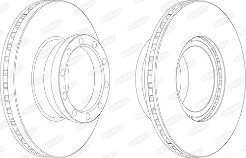 Beral BCR146A - Disc frana parts5.com