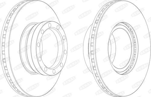 Beral BCR143A - Disc frana parts5.com