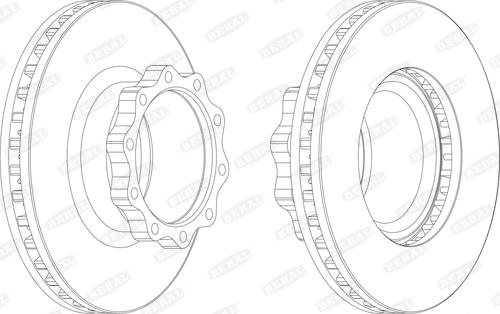 Beral BCR147A - Brake Disc parts5.com