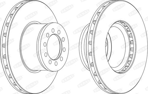 Beral BCR186A - Zavorni kolut parts5.com