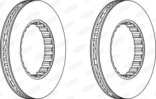 Beral BCR348A - Disco de freno parts5.com