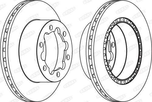 Beral BCR312A - Disc frana parts5.com