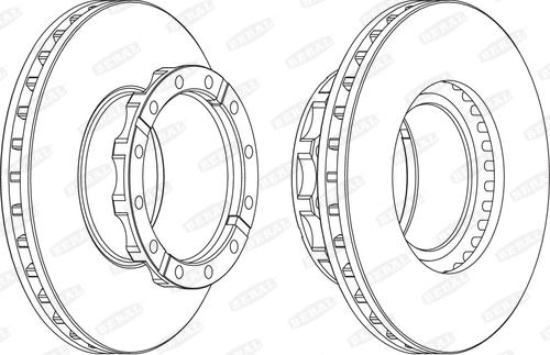 Beral BCR254A - Δισκόπλακα parts5.com