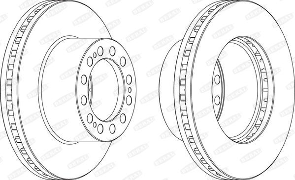 Beral BCR204A - Disc frana parts5.com