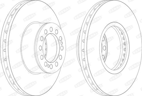 Beral BCR214A - Brzdový kotúč parts5.com