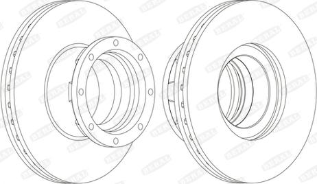 Beral BCR216A - Kočni disk parts5.com