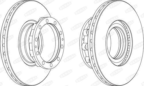 Beral BCR272A - Brake Disc parts5.com