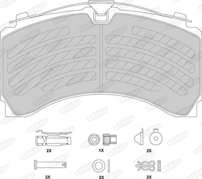 Beral BCV29244TK - Bremsbelagsatz, Scheibenbremse parts5.com