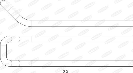 Beral FAC176 - Set accesorii, placute frana parts5.com