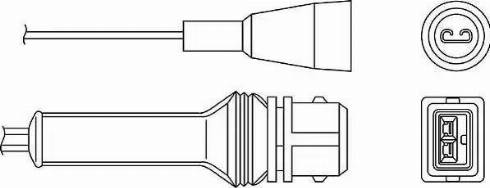 BorgWarner (BERU) OZH044 - Lambda andur parts5.com