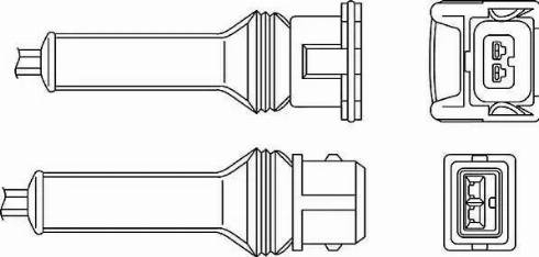 BorgWarner (BERU) OZH065 - Lambda Sensor parts5.com