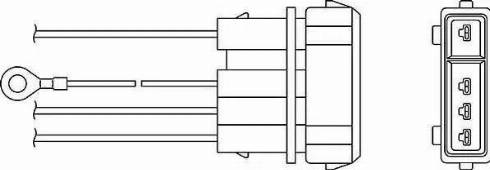 BorgWarner (BERU) OZH031 - Sonda Lambda parts5.com