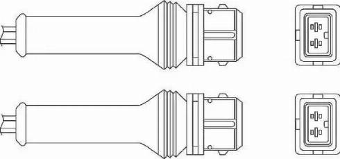 BorgWarner (BERU) OZH166 - Lambda Sensor parts5.com