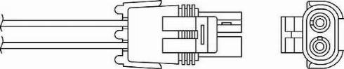 BorgWarner (BERU) OZU025 - Sonda Lambda parts5.com